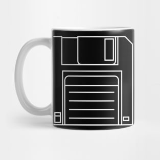 Retro FLOPPY DISK from 80s Mug